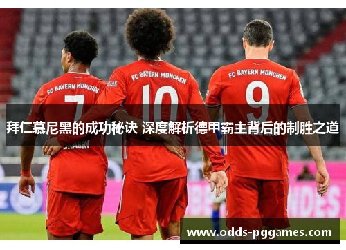 拜仁慕尼黑的成功秘诀 深度解析德甲霸主背后的制胜之道