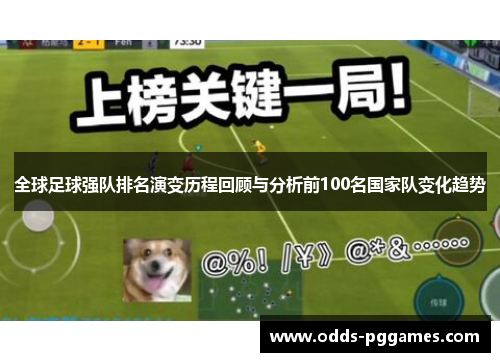 全球足球强队排名演变历程回顾与分析前100名国家队变化趋势